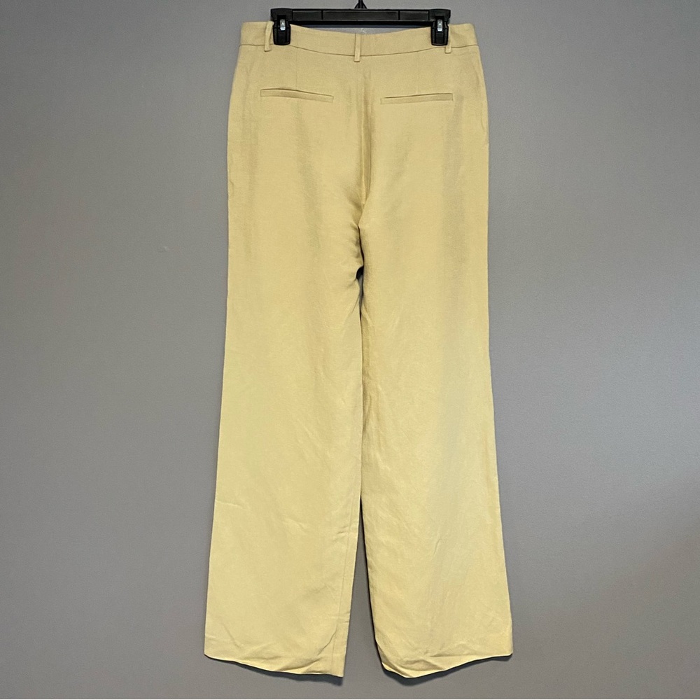 Nili Lotan Dayton Linen Silk Blend Wide Leg Trouser Pants - Picture 9 of 16